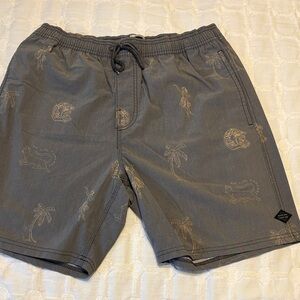 Rip Curl Gray and Tan Board Shorts